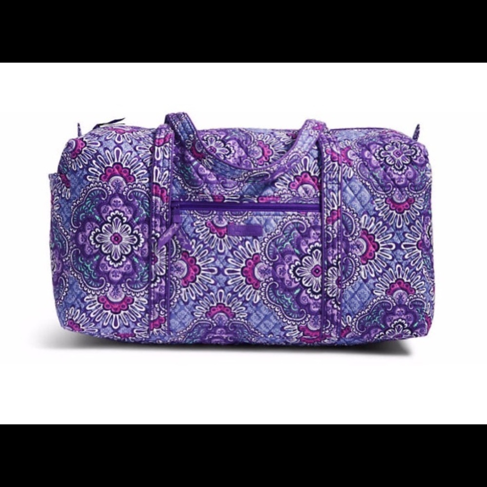 ISO Vera Bradley lilac tapestry duffel bag